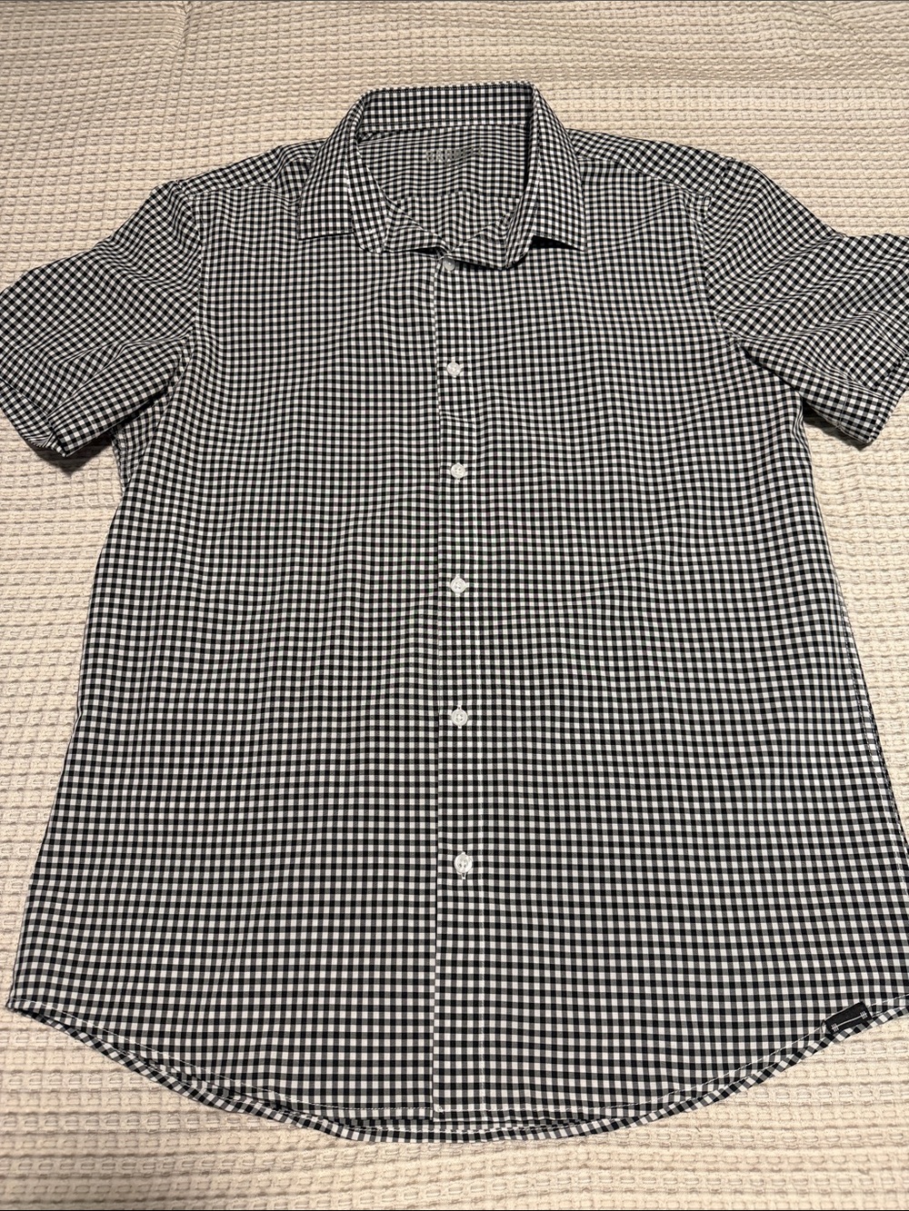 Barbell Apparel Men’s Short Sleeve Button-Down Shirt
